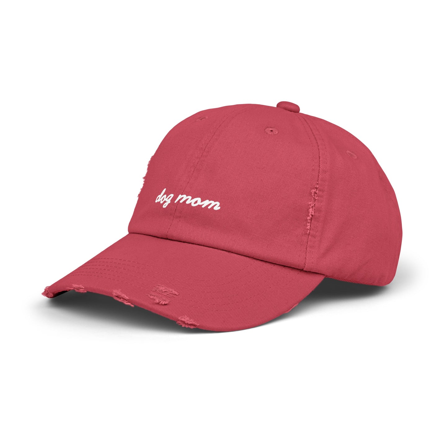 Dog Mom Distressed Cap