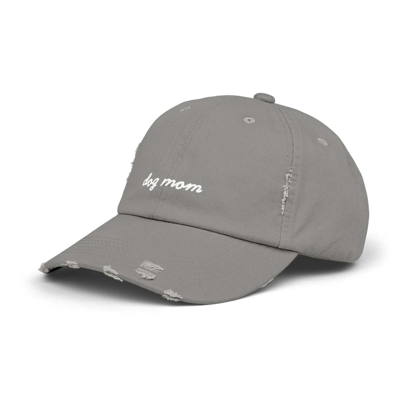 Dog Mom Distressed Cap