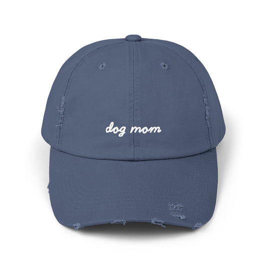 Dog Mom Distressed Cap