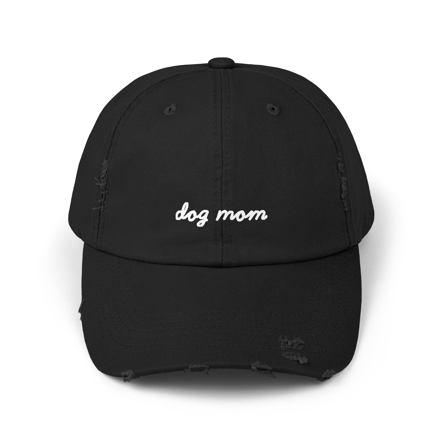 Dog Mom Distressed Cap