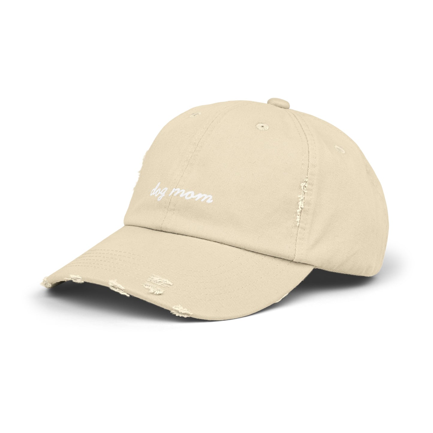 Dog Mom Distressed Cap